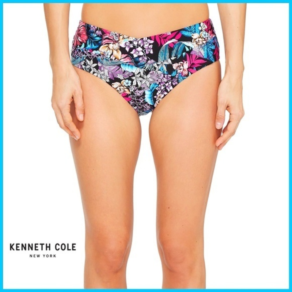 Kenneth Cole Floral Hipster Bikini Bottom
